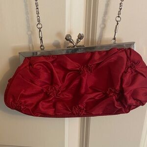 Elegant Red Clutch Bag